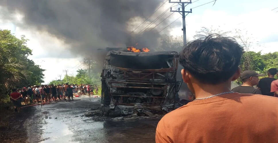 Tragic Bus-Tanker Collision in Indonesia Claims 16 Lives