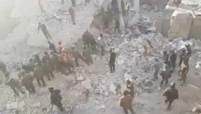 11 killed after building collapses in Syria