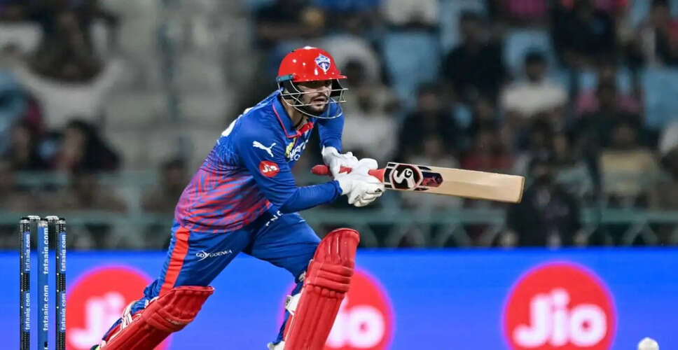 Sameer Rizvi's Stellar Performance Leads Delhi Capitals to Victory Over Lucknow Super Giants