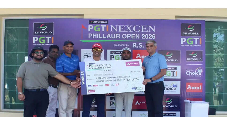 Rajesh Kumar Gautam Triumphs in Thrilling DP World PGTI NexGen Phillaur Open 2026