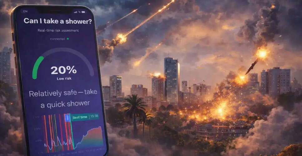 Innovative App Helps Israelis Determine Safe Shower Times Amid Conflict