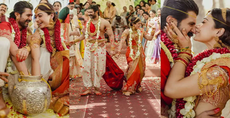 Rashmika Mandanna and Vijay Deverakonda's Stunning Wedding Attire