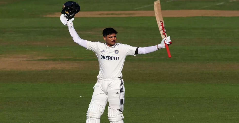 Shubman Gill Shines with Historic Double Century in Test Against England