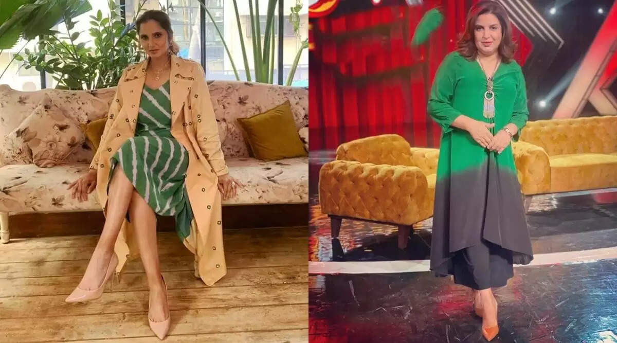 What did Sania Mirza do that Farha Khan had to say when it came to lifting a tennis racket, watch video