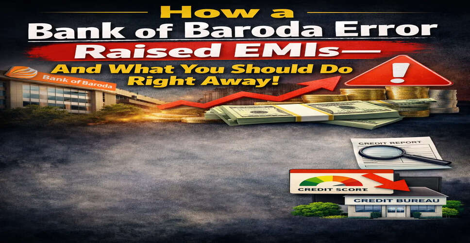 Bank of Baroda Faces Technical Glitch Affecting Home Loan EMIs