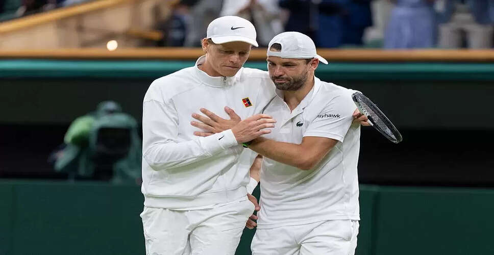 Jannik Sinner Advances to Wimbledon Quarterfinals After Grigor Dimitrov's Injury Withdrawal