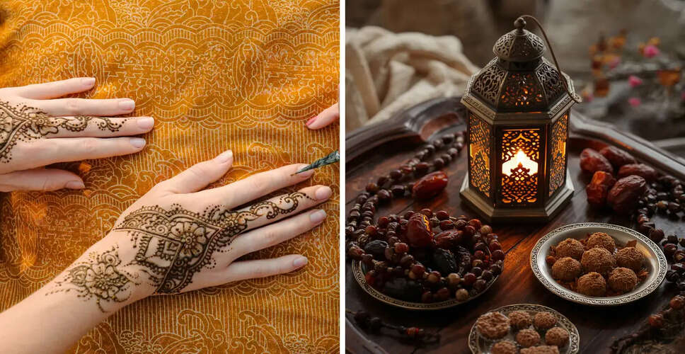 Stylish Paisley Mehendi Designs for Ramadan Celebrations
