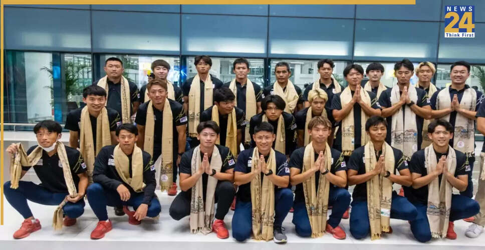 Japan Men's Hockey Team Arrives in Bihar for Hero Asia Cup 2025