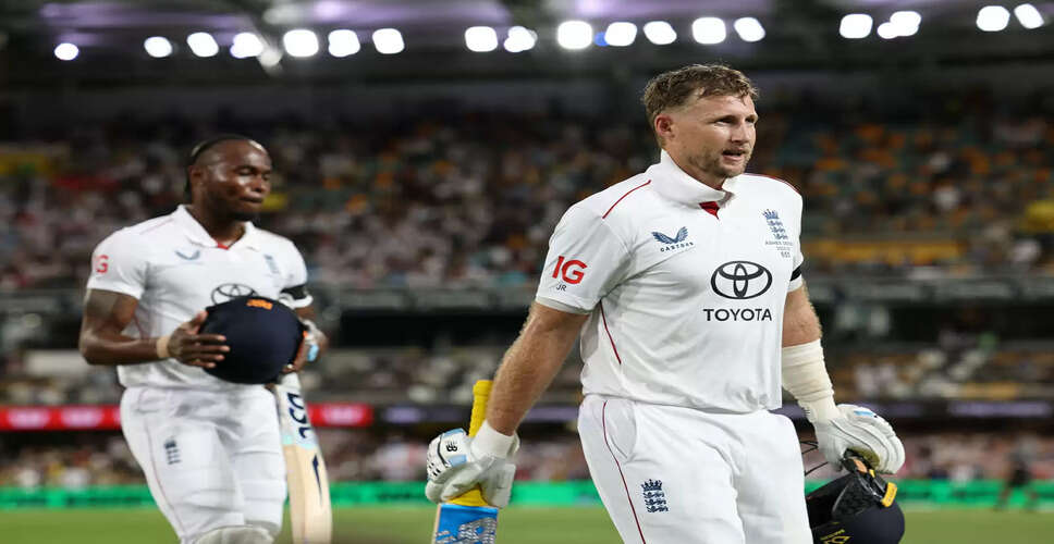 Historic 10th Wicket Partnership by Root and Archer in Ashes Test