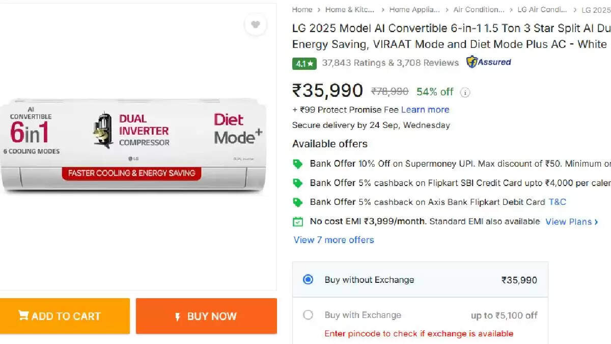 Top Air Conditioner Deals to Watch for During the Big Billion Day Sale