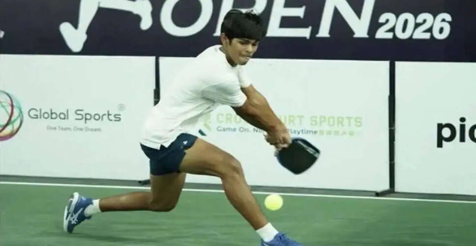 Arjun Singh Triumphs at India's Inaugural Junior Pickleball Championship
