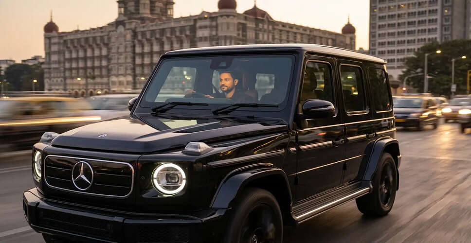 Kunal Kemmu Joins the Electric Revolution with a Stunning Mercedes-Benz G 580!