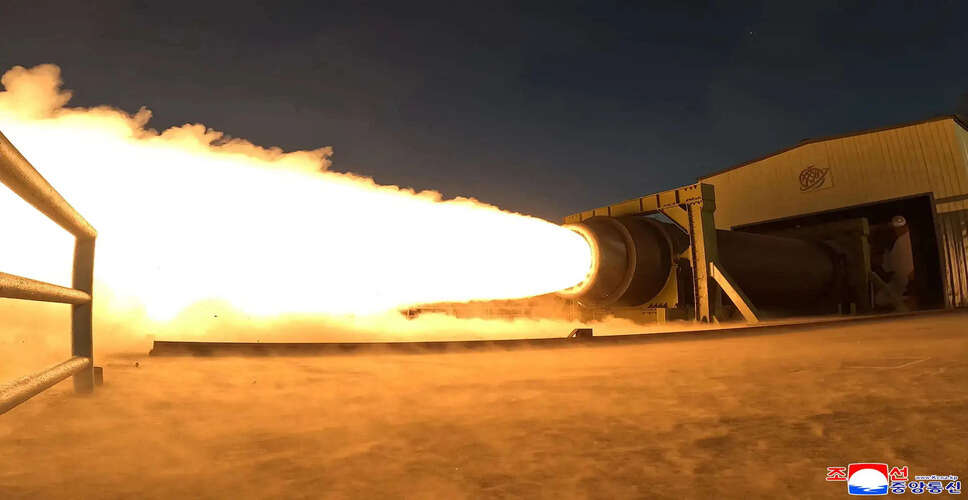 North Korea Tests New Missile Engine Amid Rising Tensions in West Asia