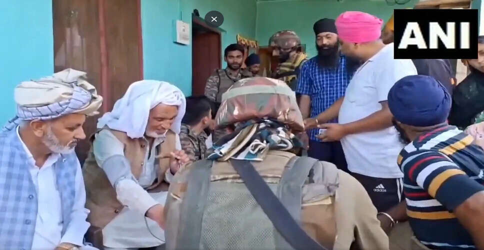 Indian Army Assesses Damage and Provides Aid After Pakistani Shelling in Poonch