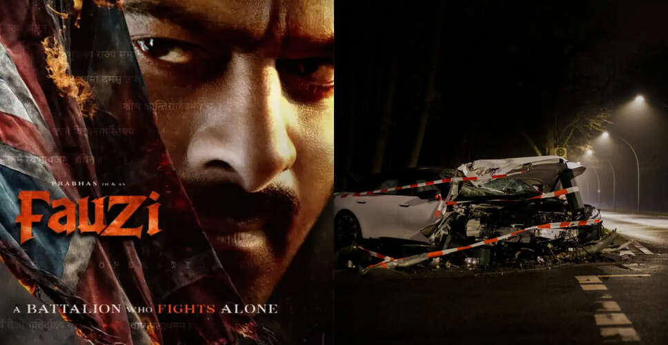 Tragic Road Accident Halts Production of Prabhas' Film 'Fauzi'