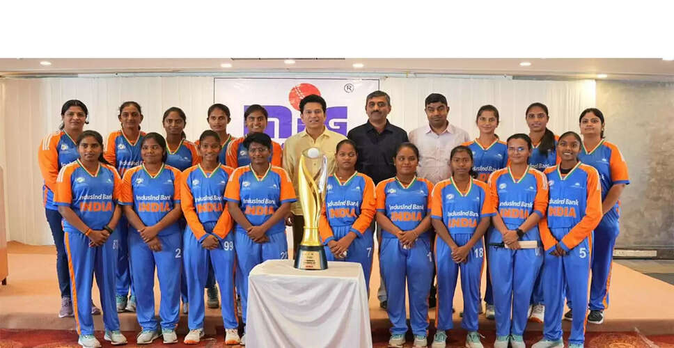 Sachin Tendulkar Inspires Indian Women's Blind Cricket Team After World Cup Victory