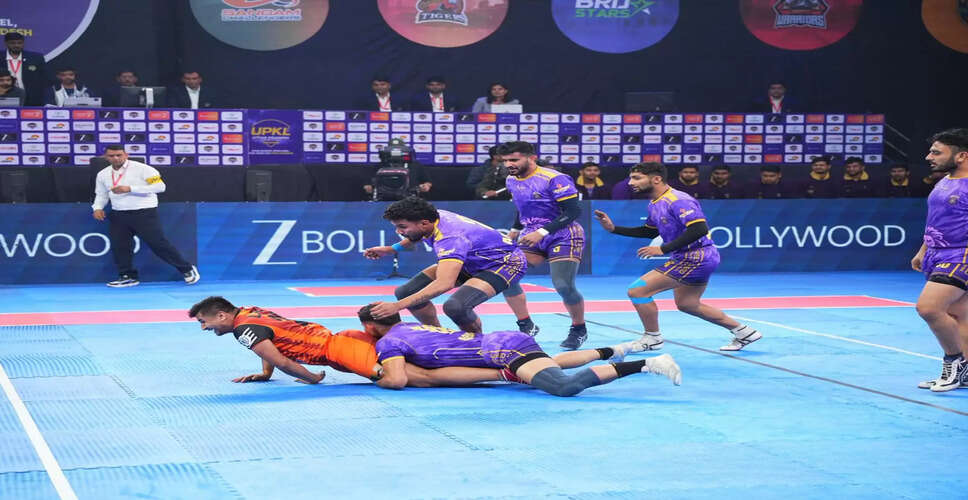 Lucknow Lions Dominate Awadh Ramdoots in UP Kabaddi League Opener
