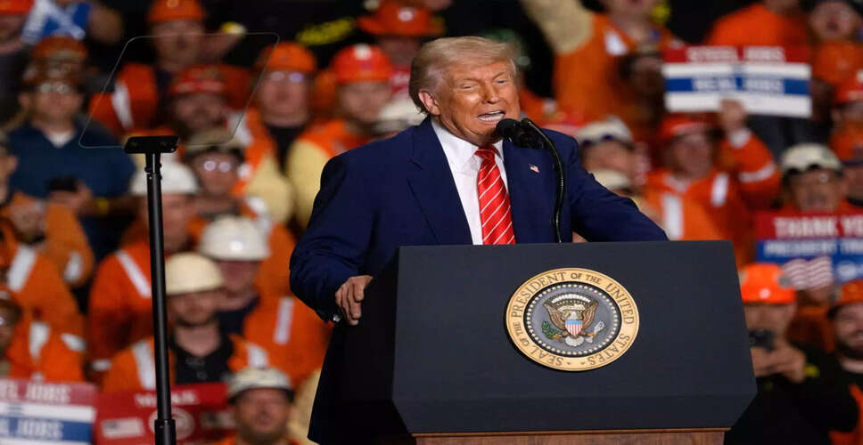 Trump Announces Major Tariff Increase on Steel Imports