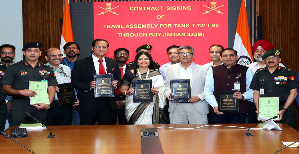 Indian Defence Ministry Secures Major Contracts to Boost Tank Capabilities