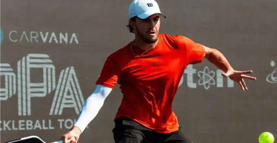 Hunter Johnson Reaches No. 1 in PPA Tour Men's Singles Rankings