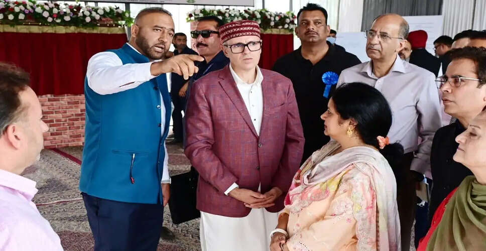Omar Abdullah Inspects Preparations for Khir Bhawani Festival in Jammu and Kashmir