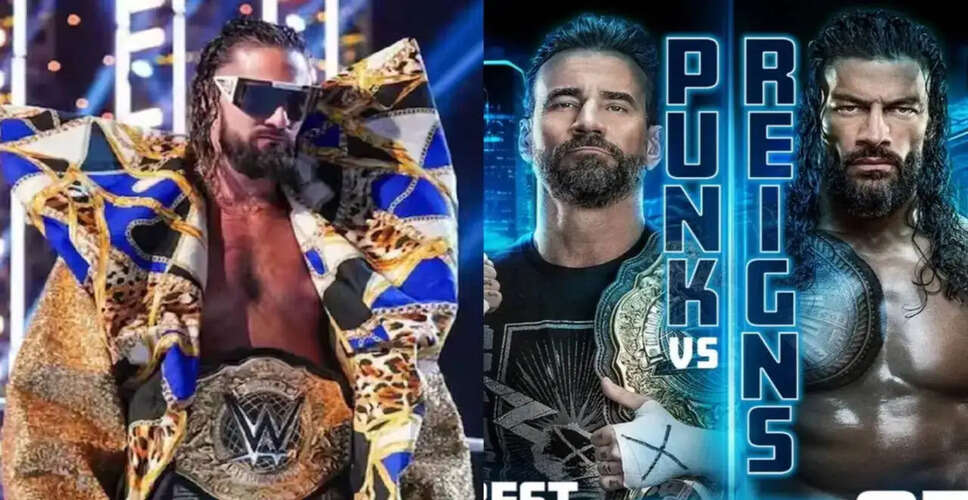 CM Punk vs. Roman Reigns: World Heavyweight Championship Main Event at Wrestlemania 42