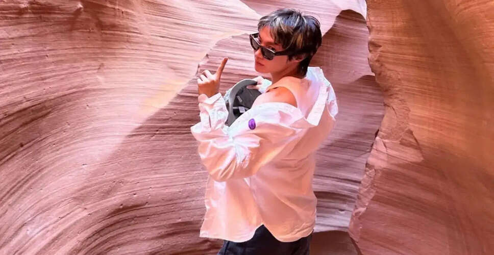 BTS' J-Hope Enjoys Scenic Getaway to Antelope Canyon