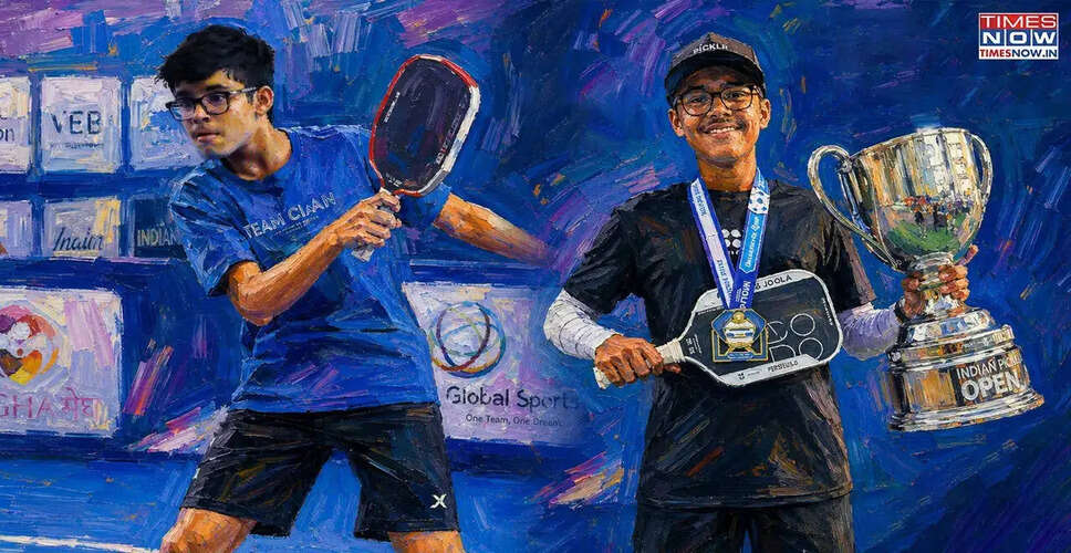 Young Pickleball Star Kiaan Contractor Aims for World Cup Glory