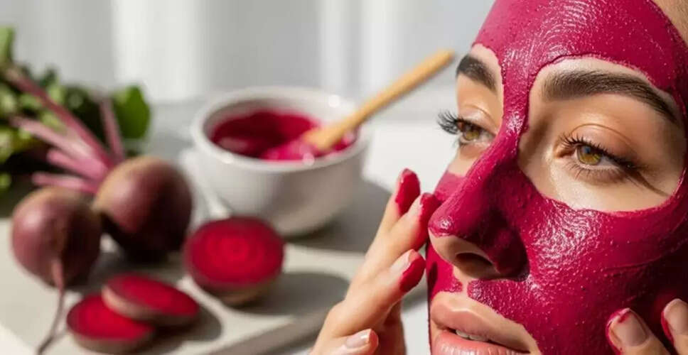 Natural Beetroot Mask for Effective Tan Removal