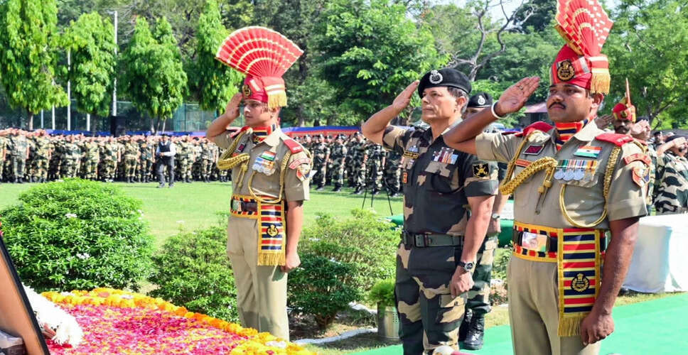 BSF Chief Reviews Security Measures Along Jammu-Kashmir Border