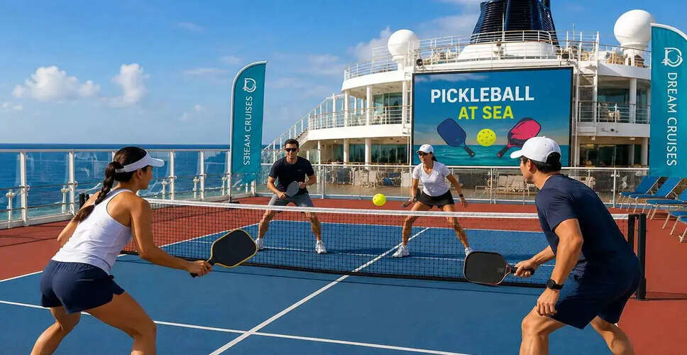 Pickleball Expands into Cruise Tourism with Genting Dream Initiative