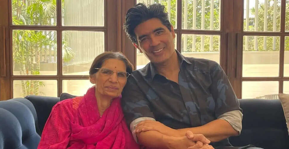 Fashion Designer Manish Malhotra Mourns the Loss of His Mother