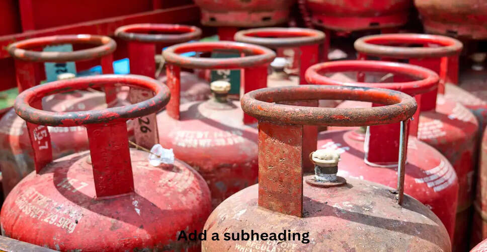 Significant Drop in India's LPG Consumption Amid Supply Disruptions