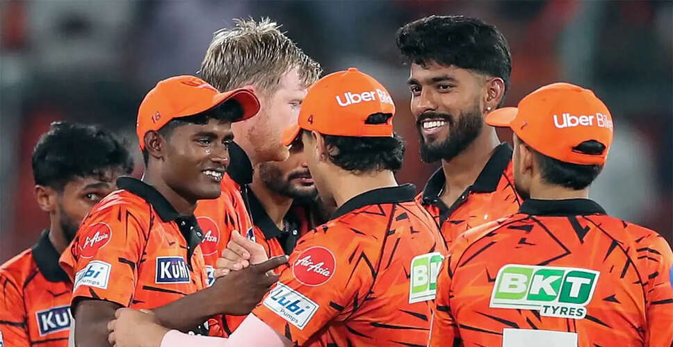 Sunrisers Hyderabad Ends Rajasthan Royals' Winning Streak in IPL 2026
