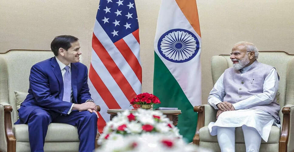 Strengthening India-US Relations: PM Modi Meets Secretary of State Marco Rubio