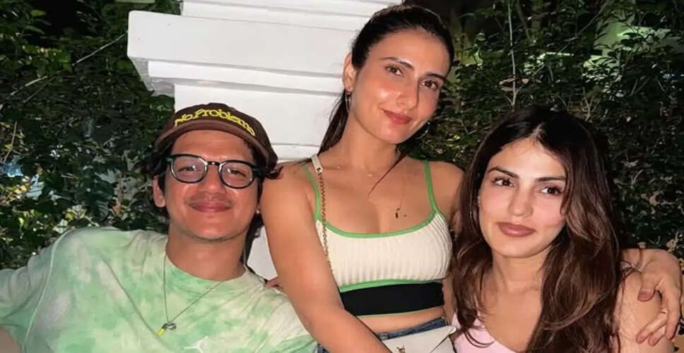 Rhea Chakraborty Celebrates New Store Opening with Friends in Mumbai