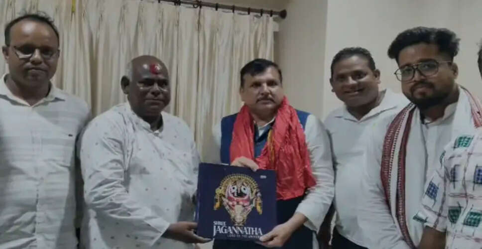 Sanjay Singh's Spiritual Visit to Puri: AAM AADMI PARTY's Strategy for Upcoming Elections