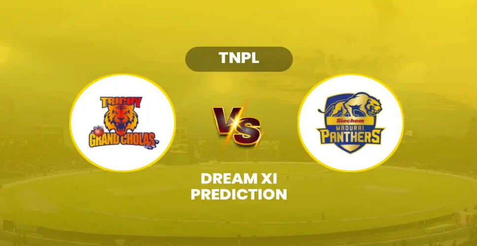 Exciting Clash Ahead: Siechem Madurai Panthers vs Trichy Grand Cholas in TNPL 2025