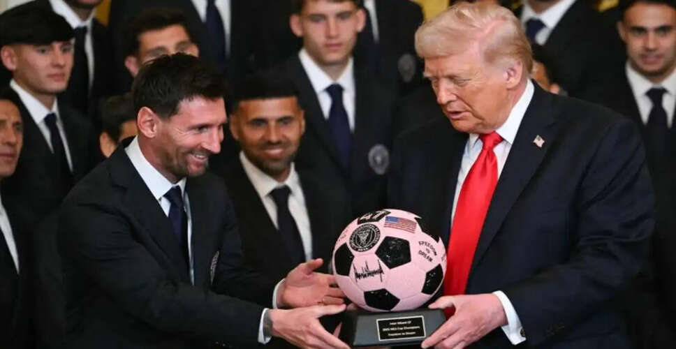 Inter Miami Celebrates MLS Cup Victory at White House