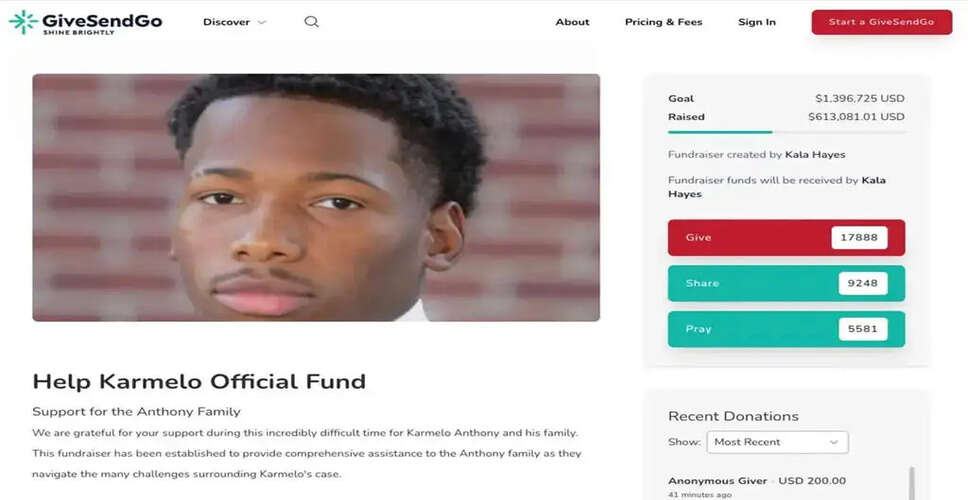 Closure of Fundraiser for Karmelo Anthony Following Murder Conviction