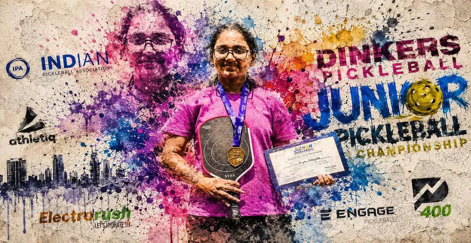 Emerging Star Diya Mattipati Triumphs at Junior Pickleball Championship