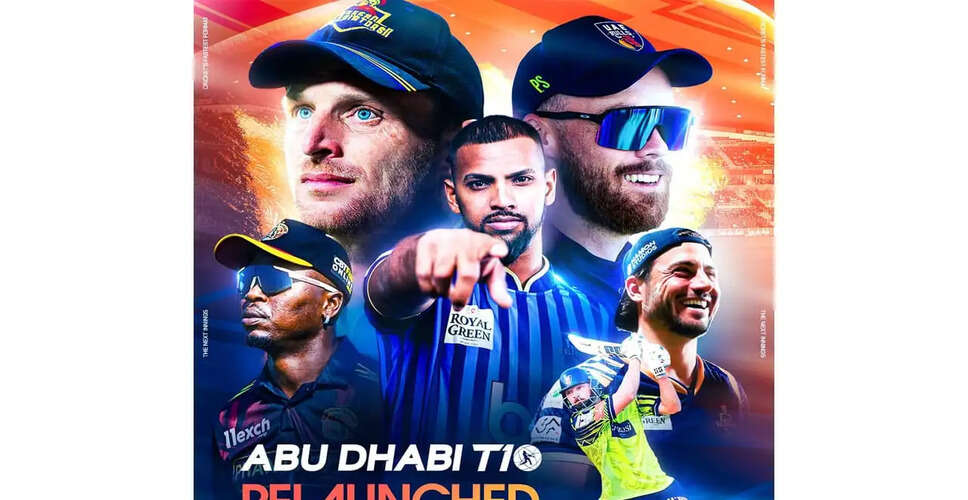 Abu Dhabi T10 Cricket Tournament Transitions to Local Management for Enhanced Growth