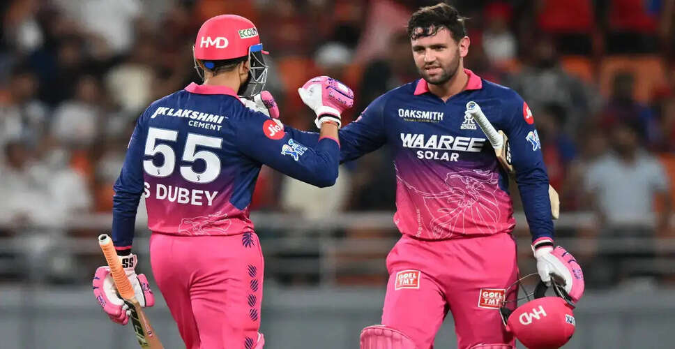 Rajasthan Royals Hand Punjab Kings Their First Defeat in IPL 2026