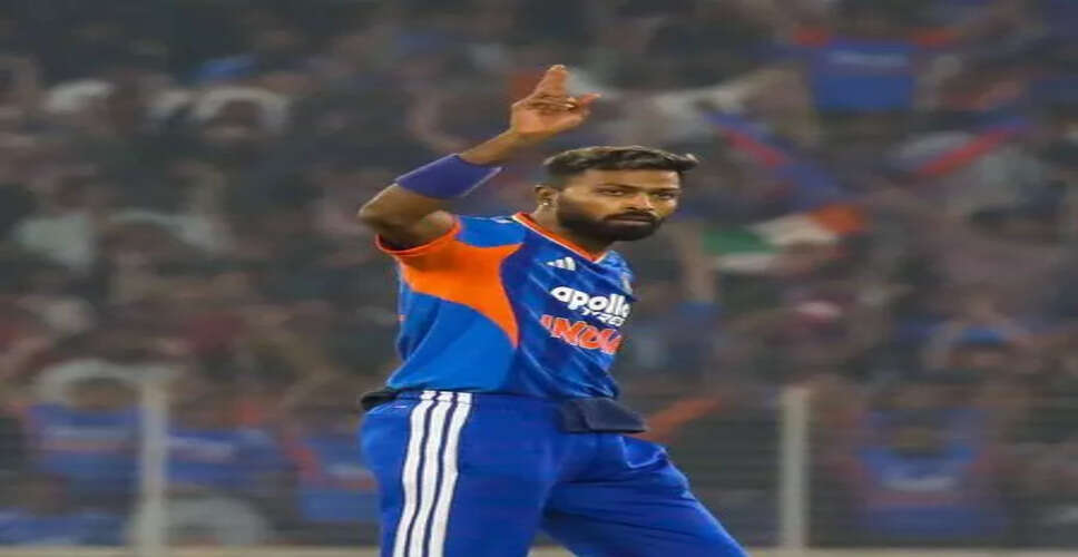 Hardik Pandya to Play Key Matches for Baroda Ahead of ODI Series