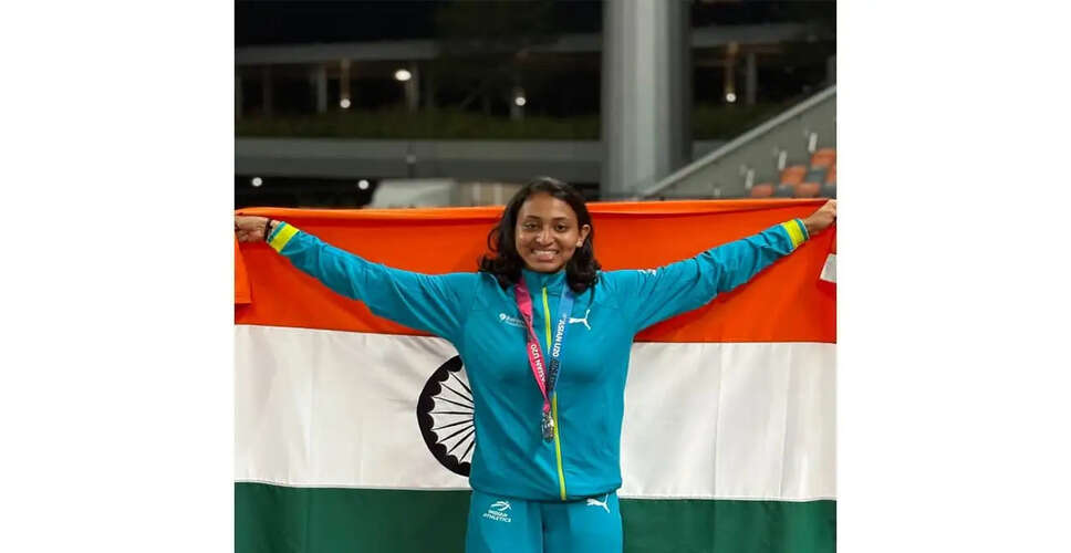 Kajal Vaja Shines at Asian U-20 Championships, Leading India to Silver
