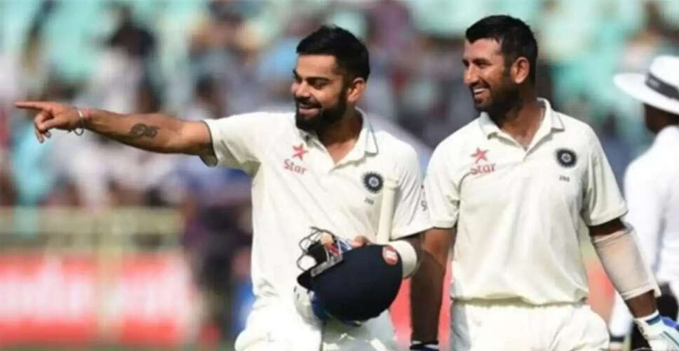 Virat Kohli Celebrates Cheteshwar Pujara's Remarkable Test Career