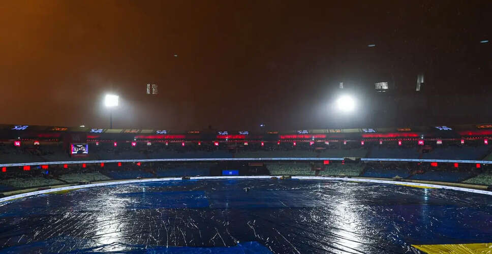IPL 2026: Rain Delays RCB vs KKR Match in Raipur