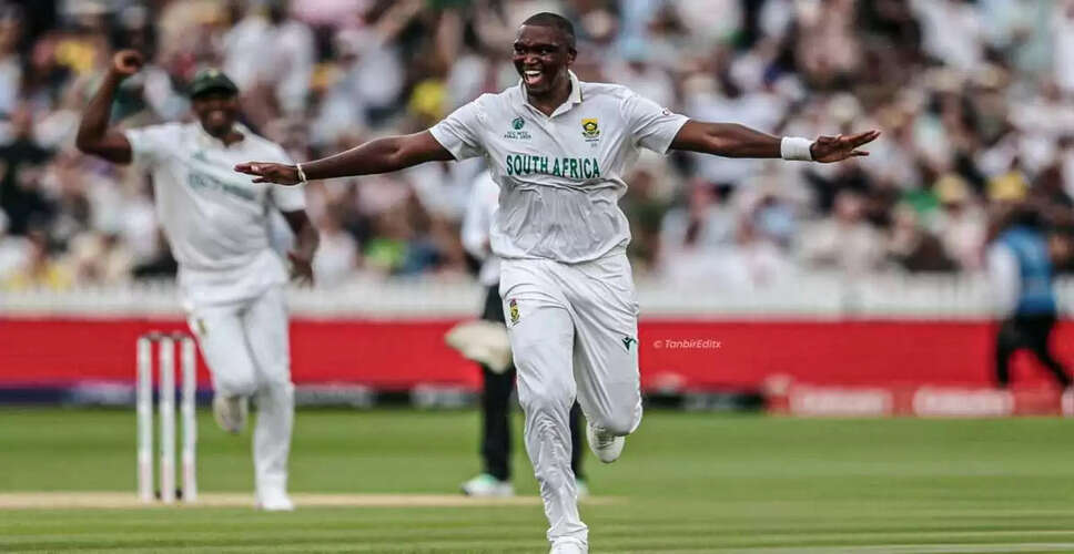 Lungi Ngidi Remains Optimistic as South Africa Eyes Comeback in WTC Final