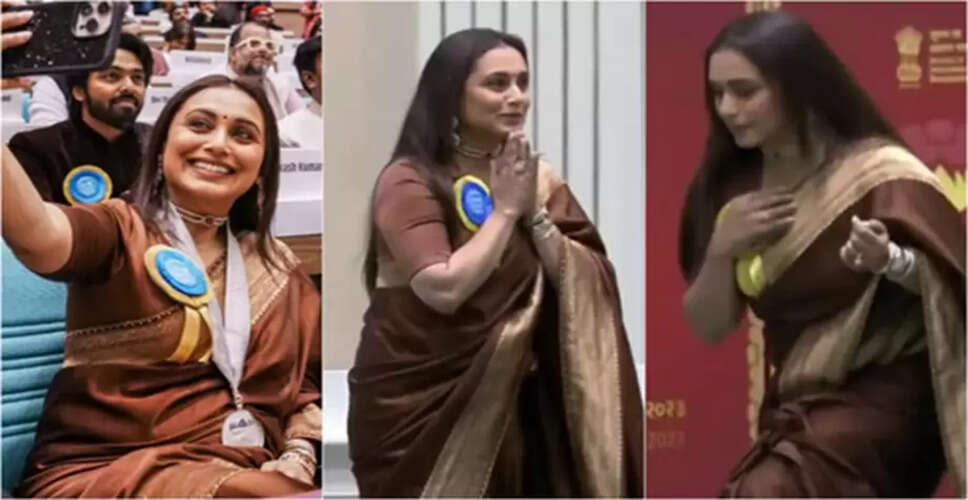 Rani Mukerji Shines at the 71st National Film Awards Ceremony