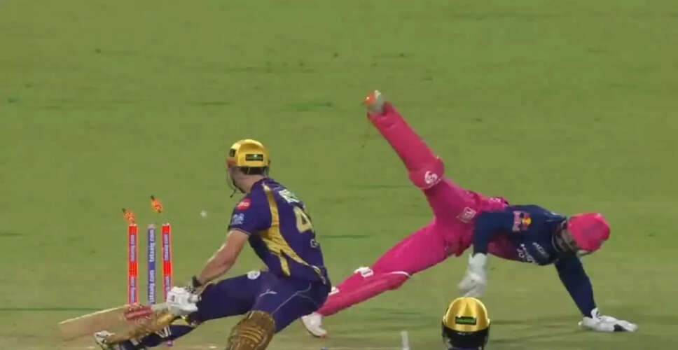 Dhruv Jurel's Stunning Stumping Shines in Royals' Victory Over KKR